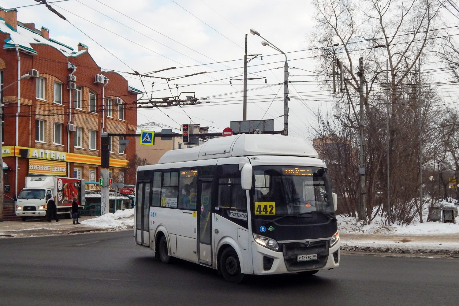 Томская область, ПАЗ-320435-14 "Vector Next" № Р 129 ЕС 70