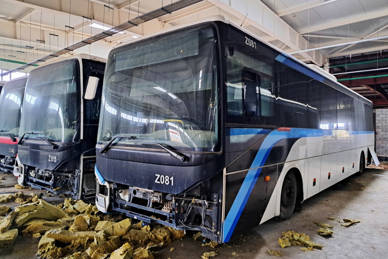 Astana, IVECO Crossway LINE 13M (SaryarkaAvtoProm) № Z081; Astana — Bus depot