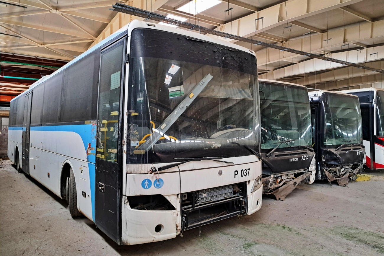 Астана, Mercedes-Benz Intouro II № P037; Астана, Irisbus Citelis 12M № P077; Астана — Автопарки