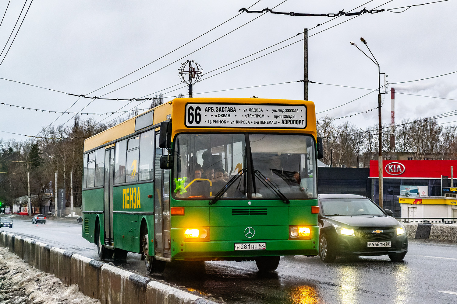 Пензенская область, Mercedes-Benz O405 № Р 281 НН 58