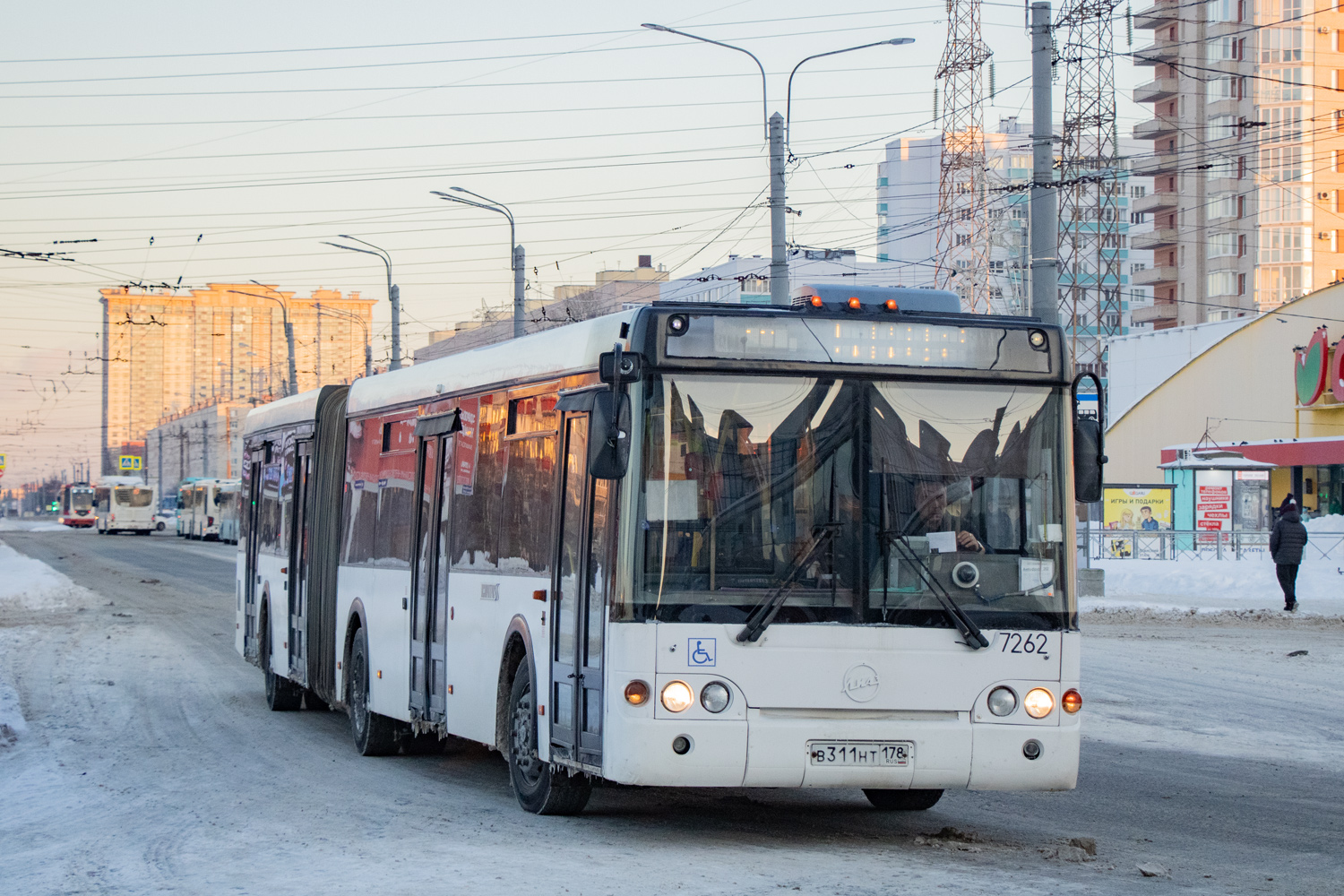 Санкт-Петербург, ЛиАЗ-6213.20 № 7262