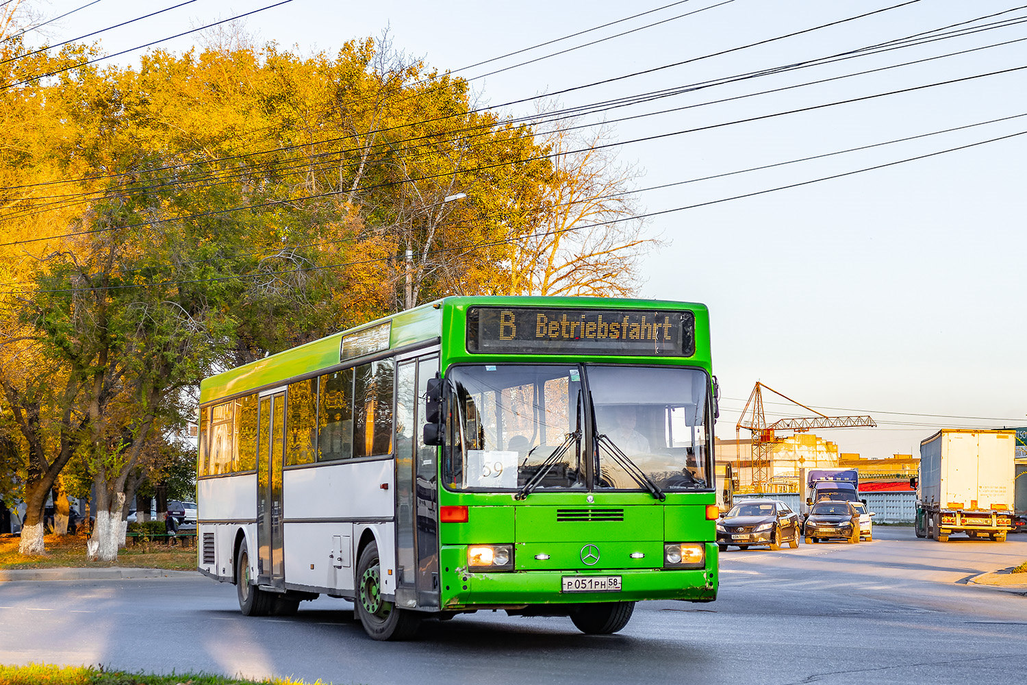 Penza region, Mercedes-Benz O405 # Р 051 РН 58