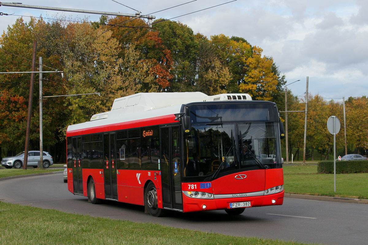 Литва, Solaris Urbino III 12 CNG № 781