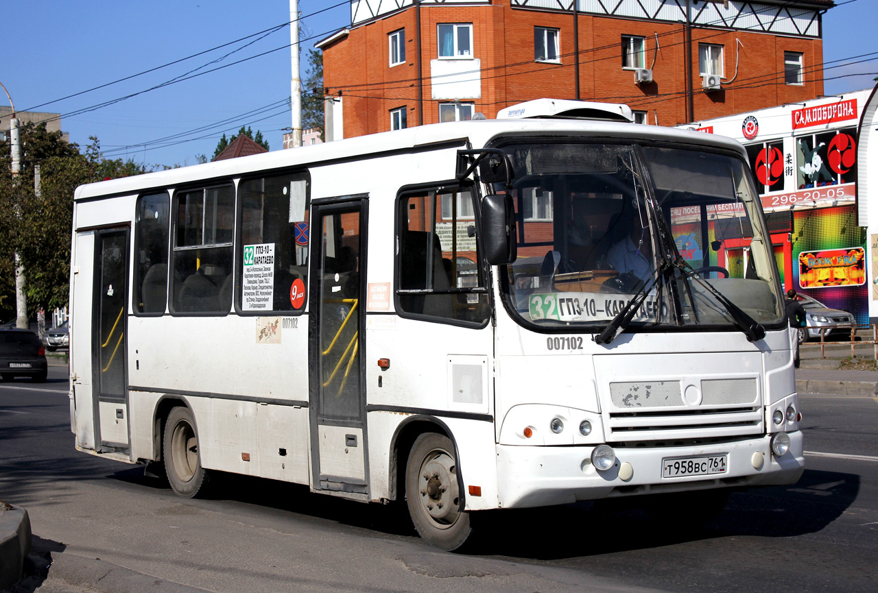 Ростовская область, ПАЗ-320402-05 № 007102