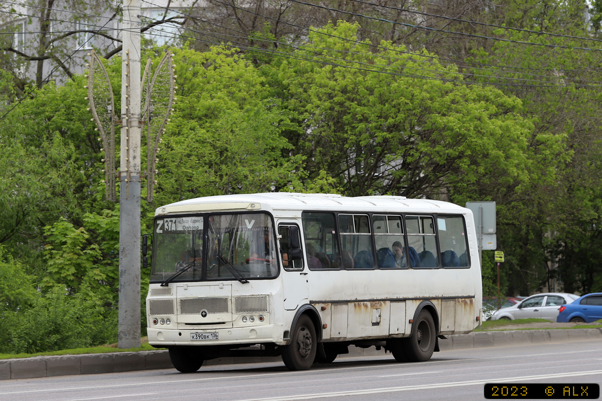 Воронежская область, ПАЗ-4234-05 № К 390 ВК 136