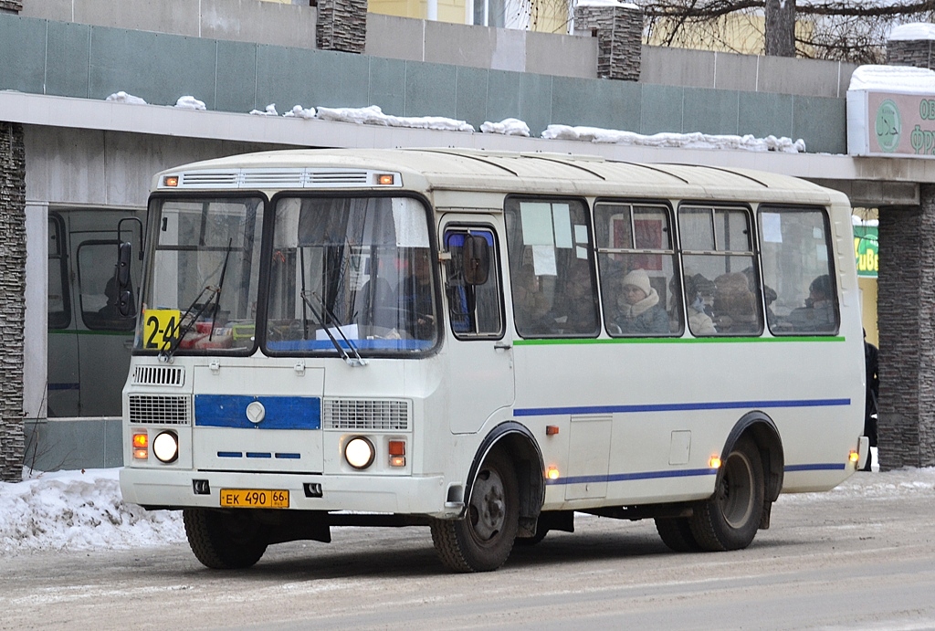 Свердловская область, ПАЗ-32053 № ЕК 490 66