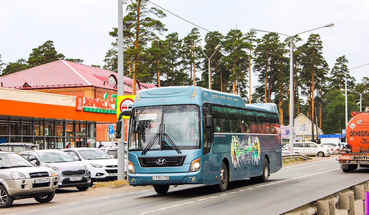 Tomská oblast, Hyundai Universe Space Luxury č. С 735 УТ 70 Tomská oblast, Hyundai Universe Space Luxury č. С 735 УТ 70