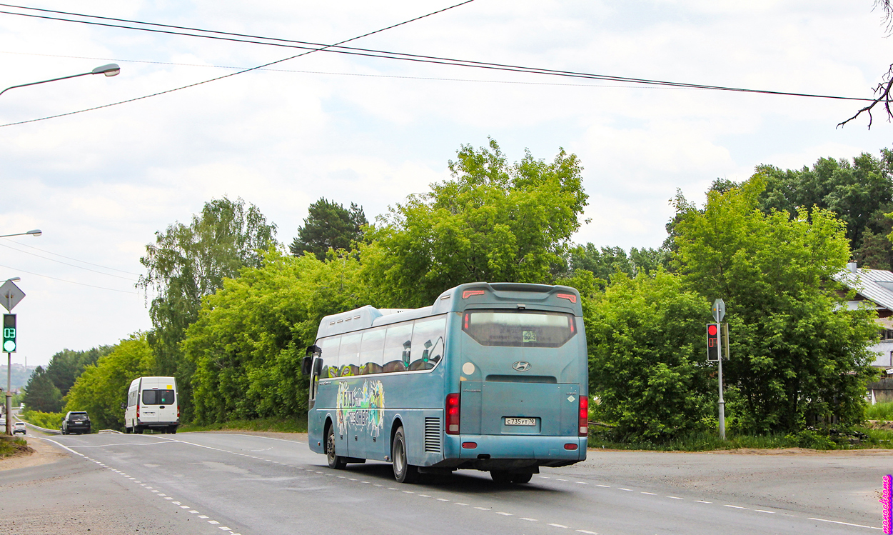 Tomská oblast, Hyundai Universe Space Luxury č. С 735 УТ 70 Tomská oblast, Hyundai Universe Space Luxury č. С 735 УТ 70