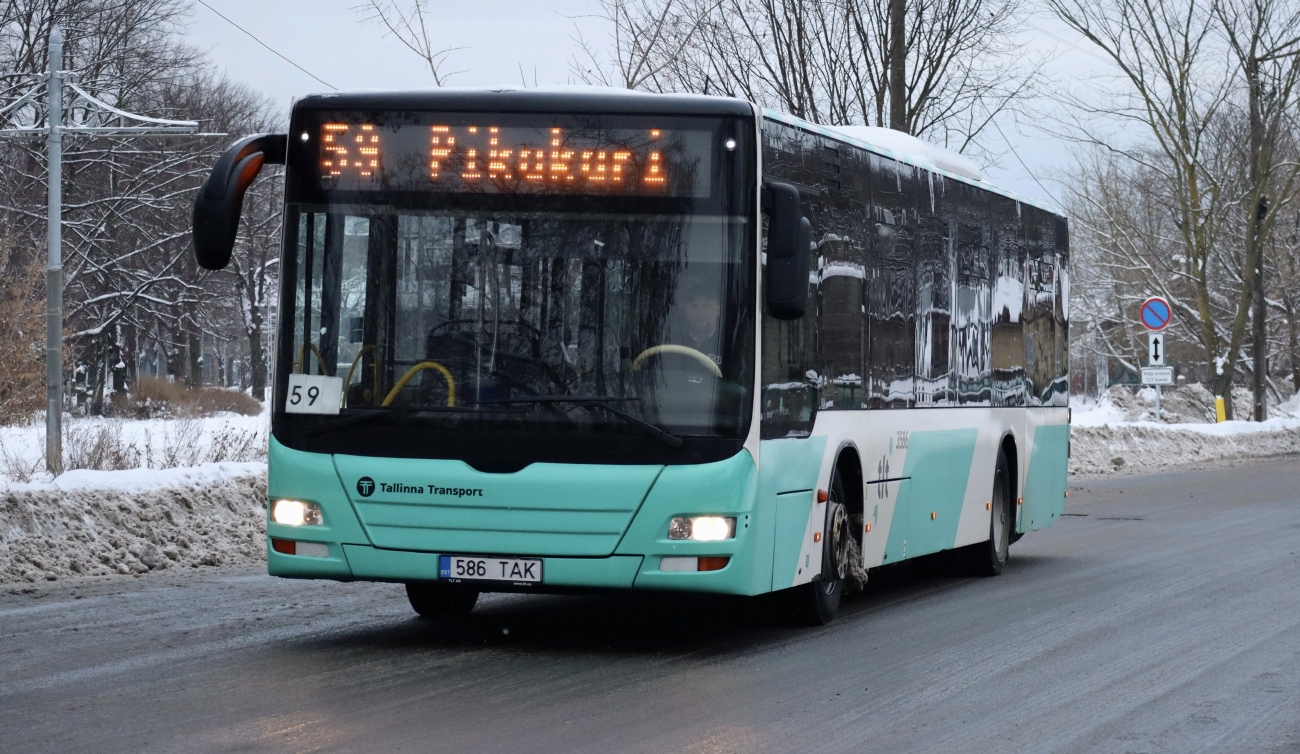 Эстония, MAN A21 Lion's City NL283 № 3586