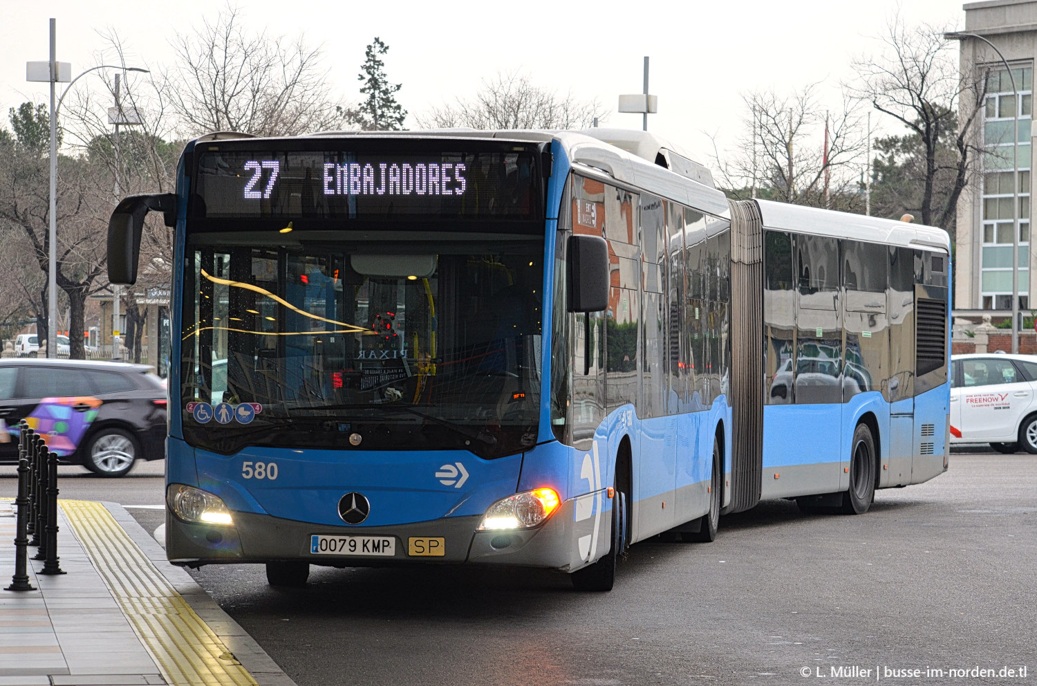 Испания, Mercedes-Benz Citaro C2 G NGT № 580