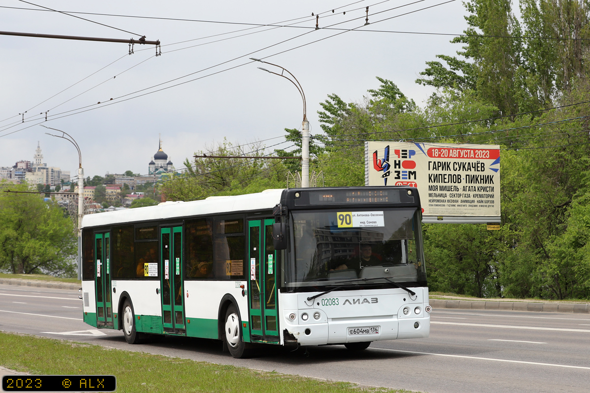 Воронежская область, ЛиАЗ-5292.21 № 02083