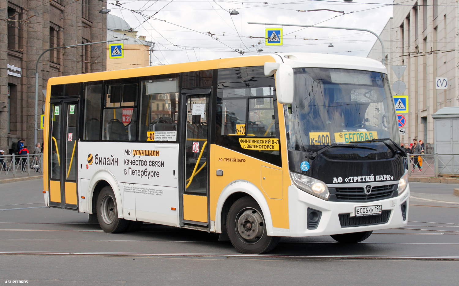 Санкт-Петербург, ПАЗ-320435-04 "Vector Next" № В 006 ХК 198