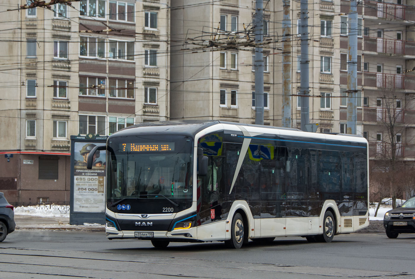 Санкт-Петербург, MAN 12C Lion's City 12 E NL367 № 2200