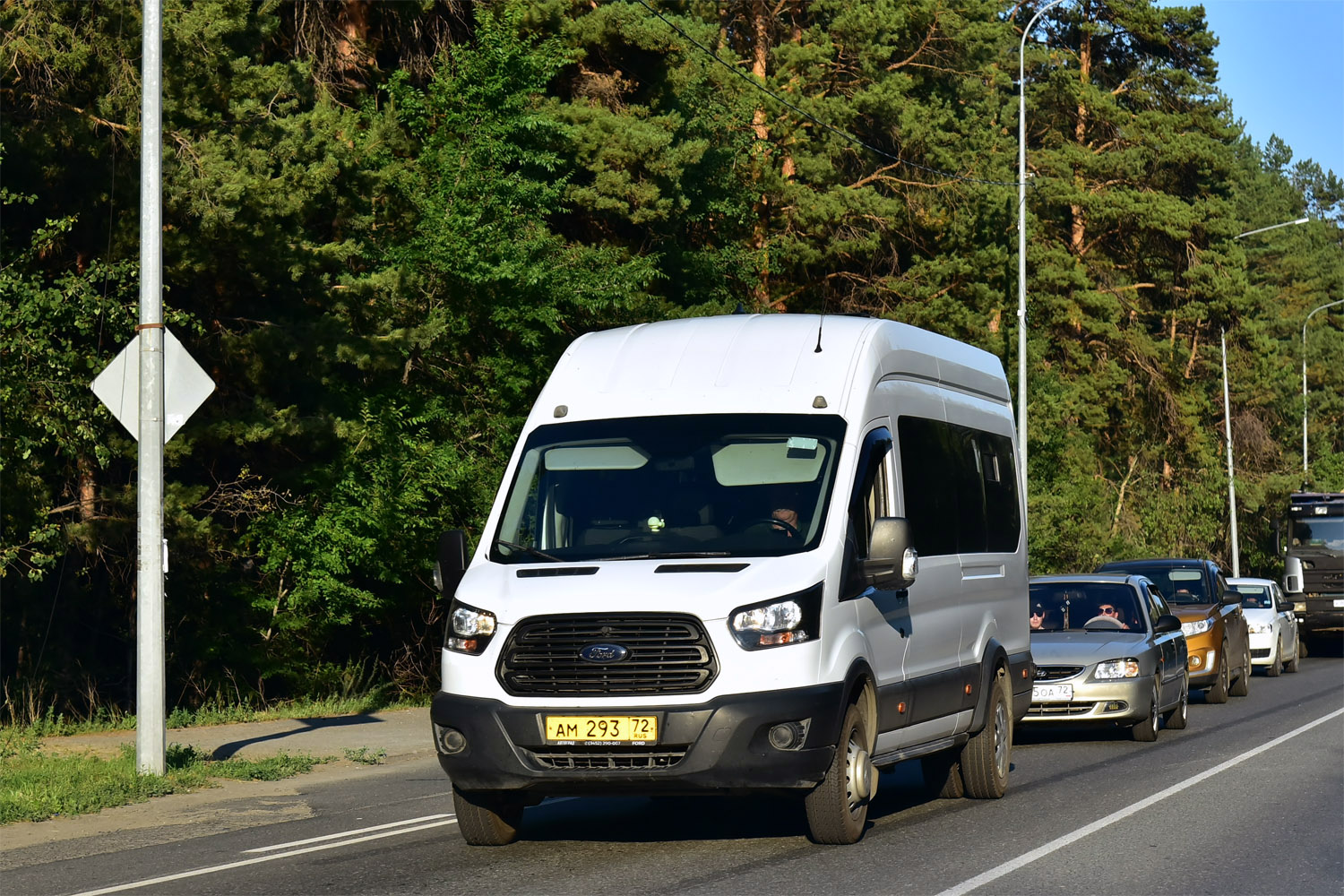 Тюменская область, Ford Transit FBD [RUS] (X2F.ESG.) № АМ 293 72