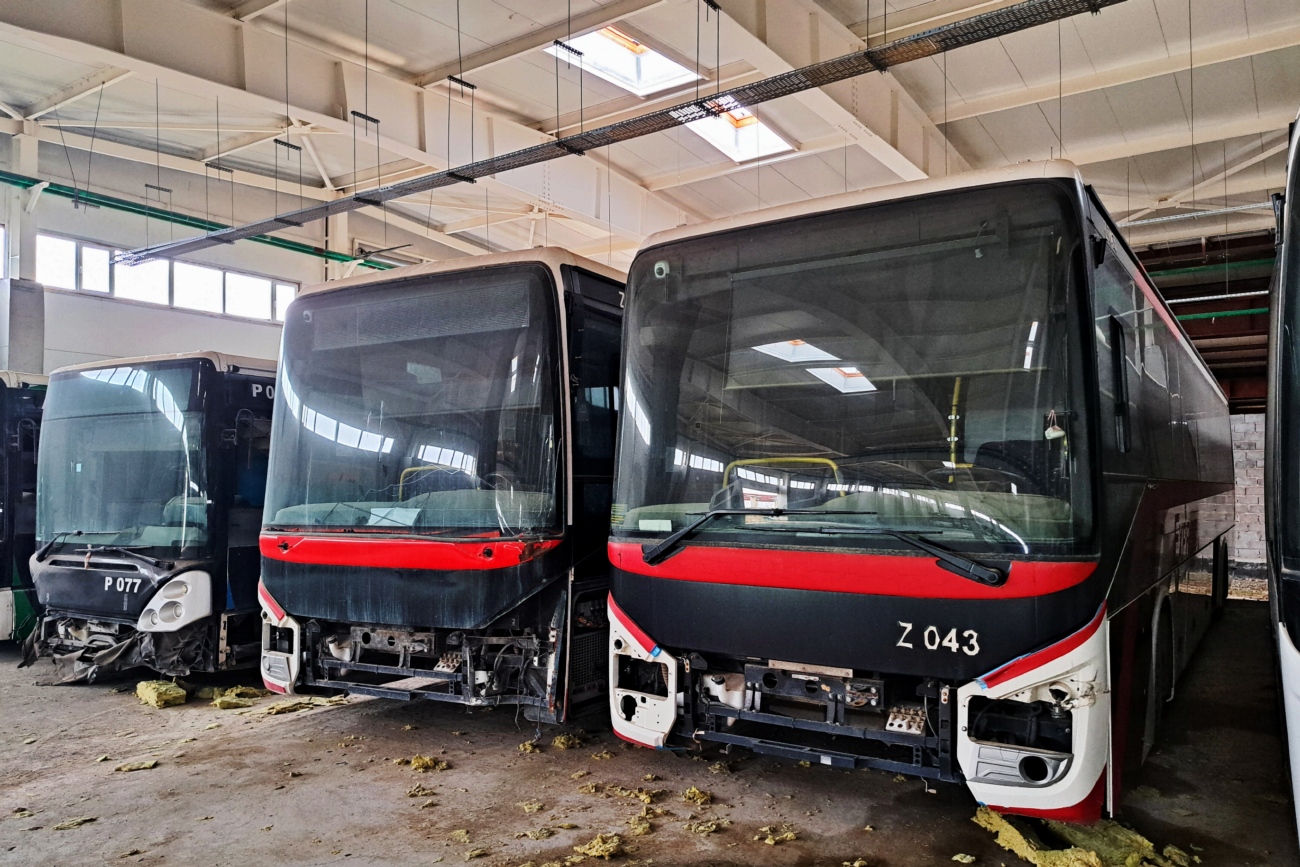 Астана, IVECO Crossway LINE  13M № Z004; Астана, IVECO Crossway LINE  13M № Z043; Астана — Автопарки