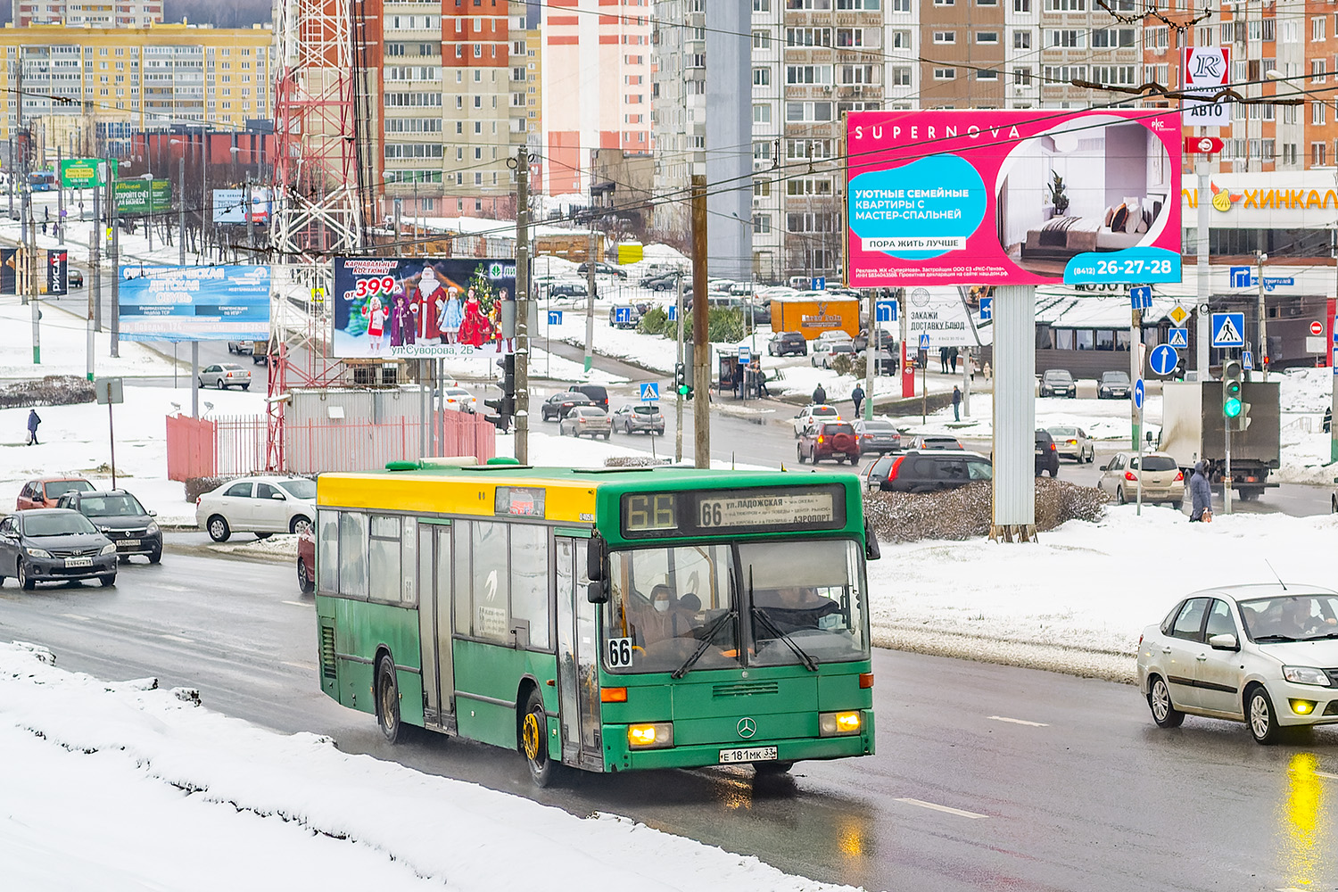 Пензенская область, Mercedes-Benz O405N2 № Е 181 МК 33