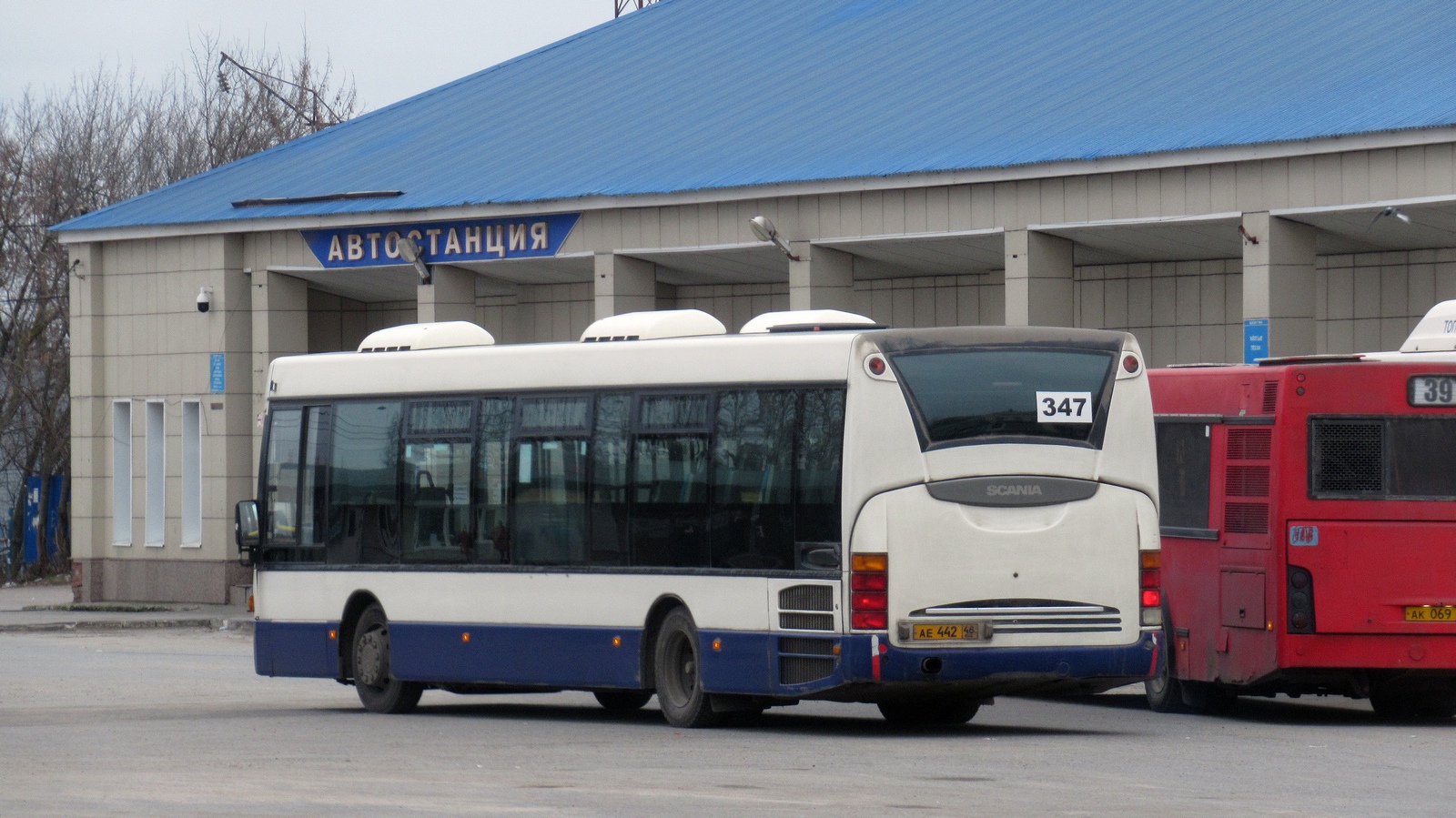 Липецкая область, Scania OmniLink I (Скания-Питер) № АЕ 442 48