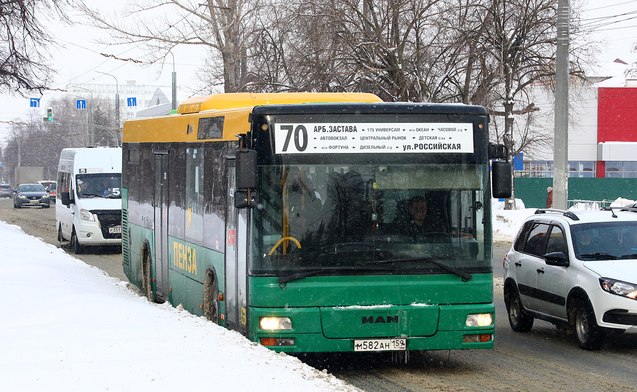 Пензенская область, MAN A21 NL**3 (ZNS) № М 582 АН 159