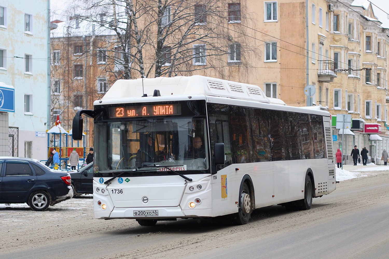 Kirov region, LiAZ-5292.67 (CNG) Nr. В 200 ХО 43