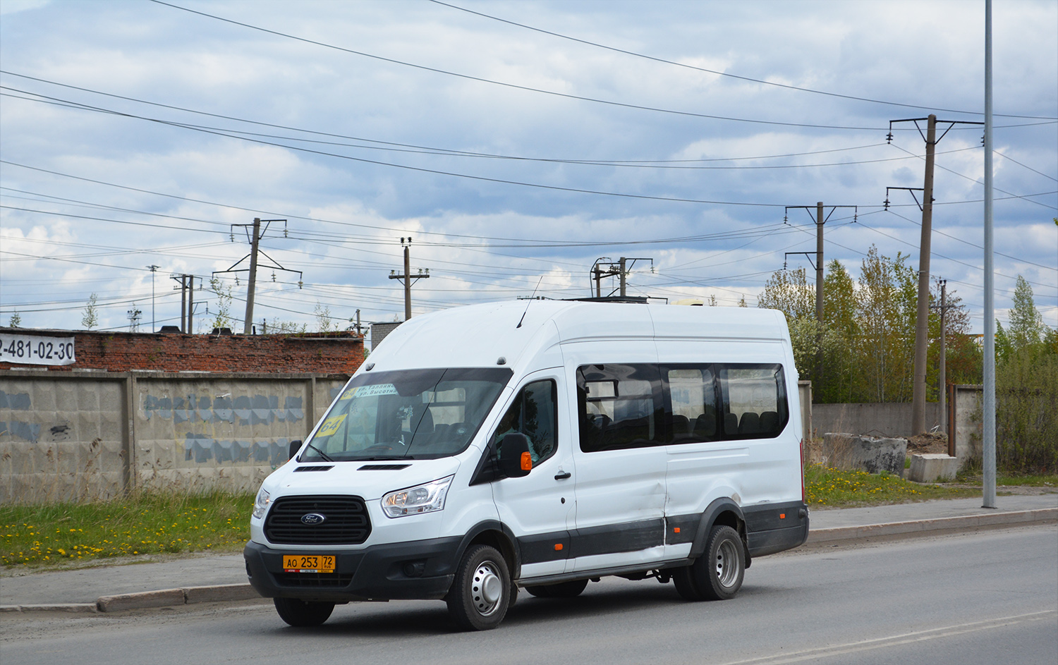 Тюменская область, Нижегородец-222709 (Ford Transit FBD) № АО 253 72