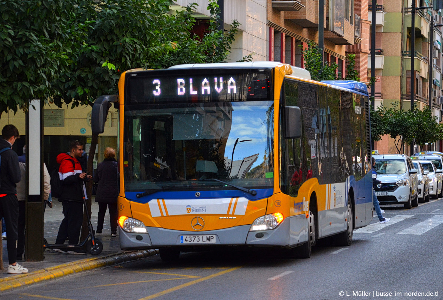 Испания, Mercedes-Benz Citaro C2 K hybrid № 18