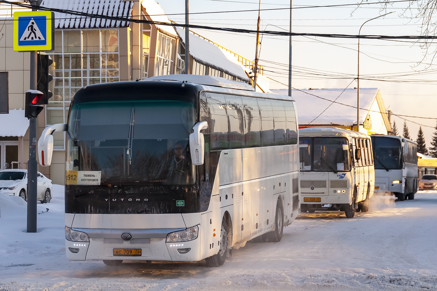 Тюменская область, Yutong ZK6122H9 № АС 709 72; Тюменская область, КАвЗ-4238-42 № АО 183 72