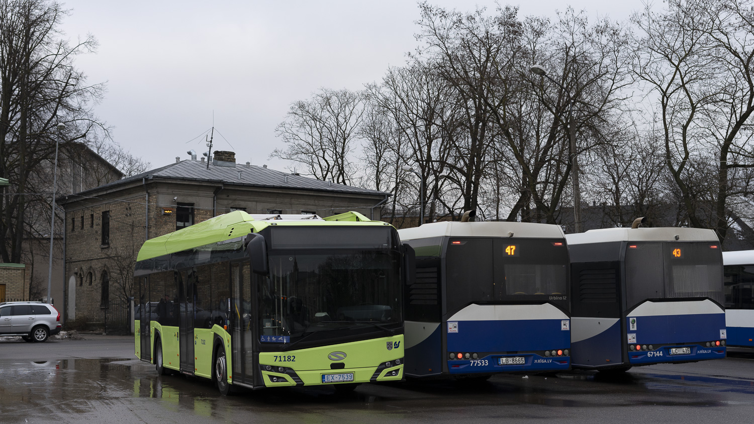 Латвия, Solaris Urbino IV 12 electric № 71182