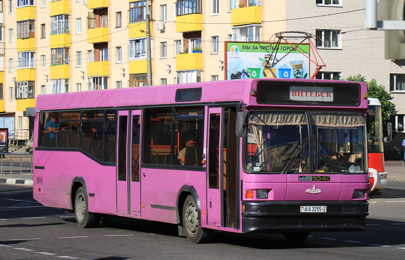 Витебская область, МАЗ-104.С21 № АА 3255-2