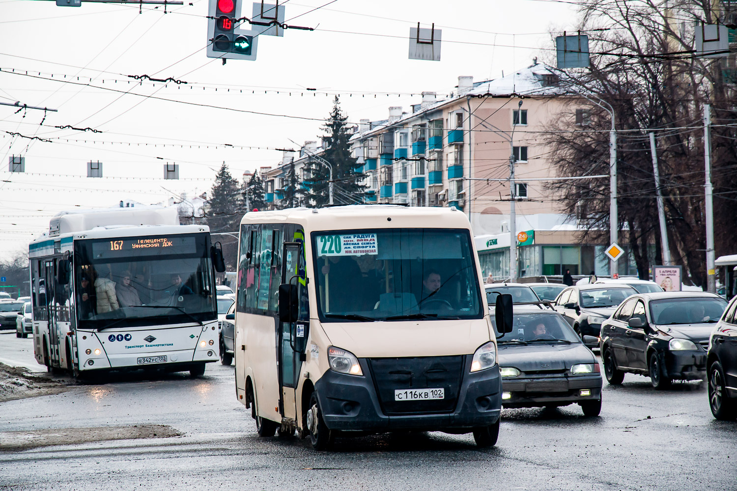 Башкортостан, ГАЗ-A64R42 Next № С 116 КВ 102