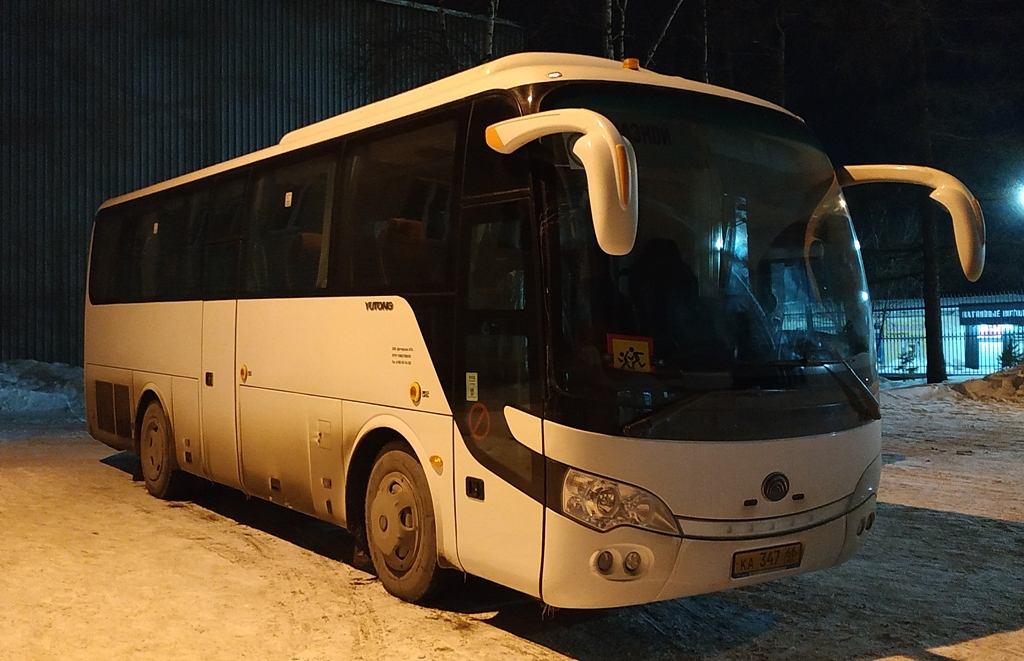 Свердловская область, Yutong ZK6938HB9 № КА 347 66