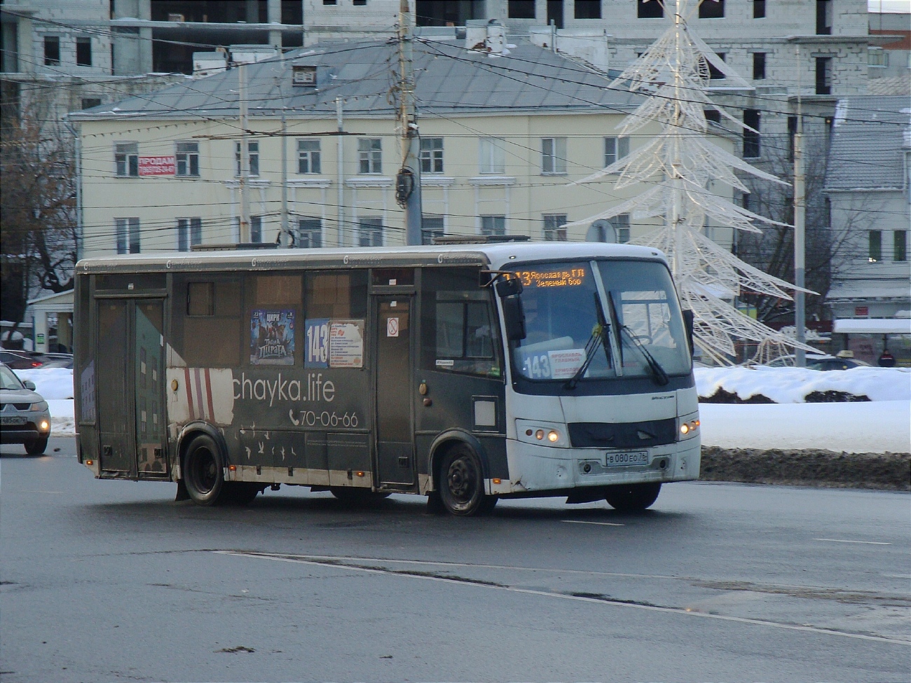 Ярославская область, ПАЗ-320414-05 "Вектор" (1-2) № В 080 ЕО 76