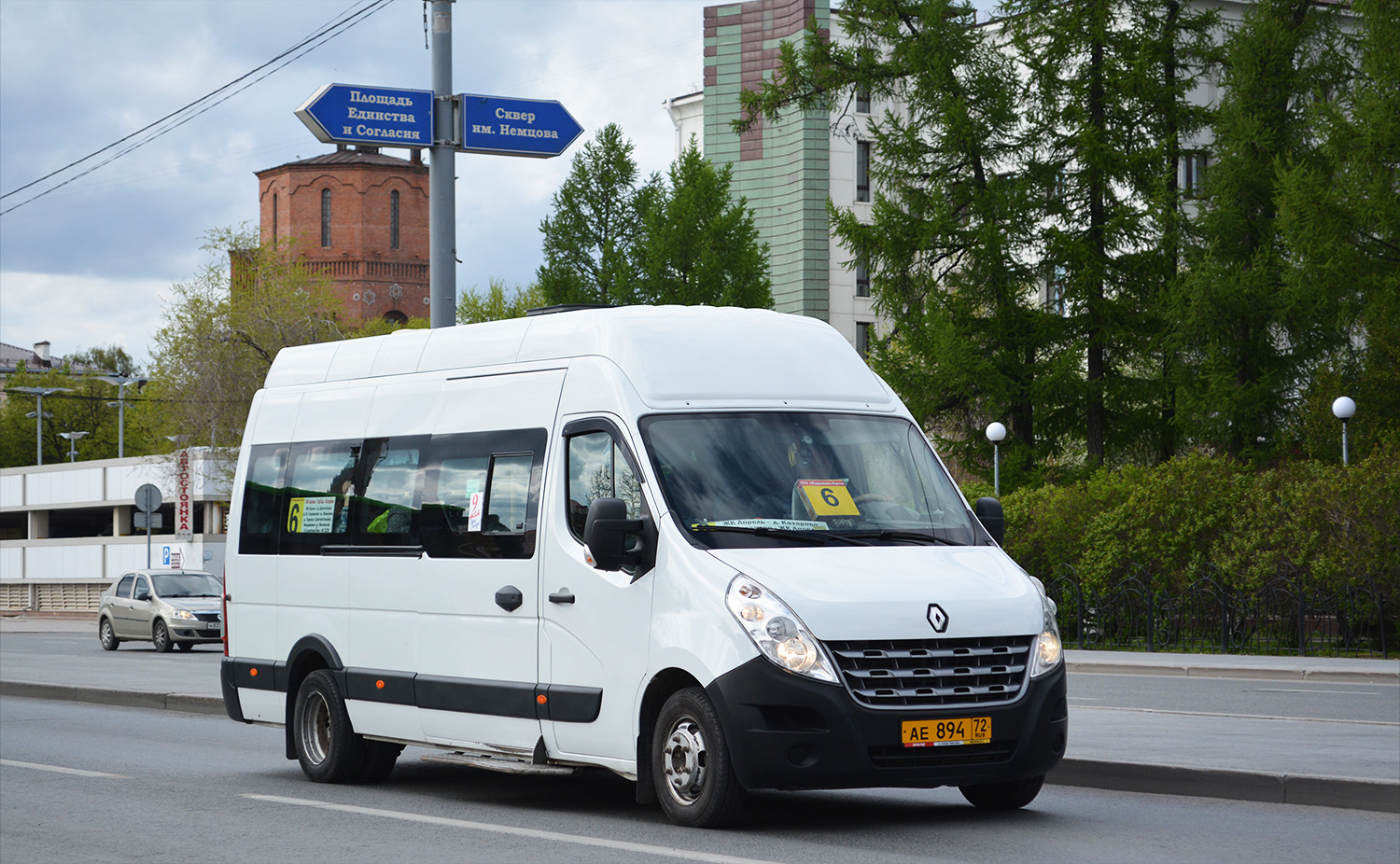 Тюменская область, Renault Master (NIAF04, НиАЗ) № АЕ 894 72