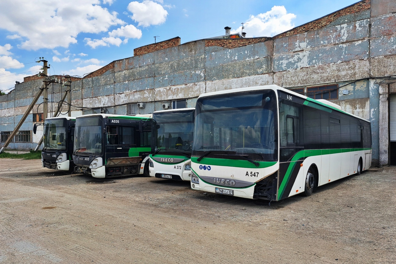 Astana, IVECO Crossway LE 13M (SaryarkaAvtoProm) # A547; Astana — Bus depot