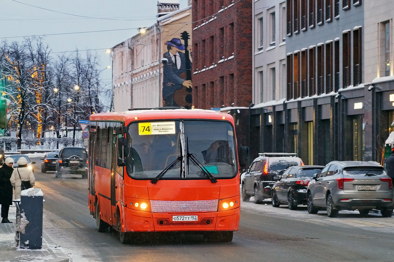 Нижегородская область, ПАЗ-320414-04 "Вектор" № О 572 ТТ 152