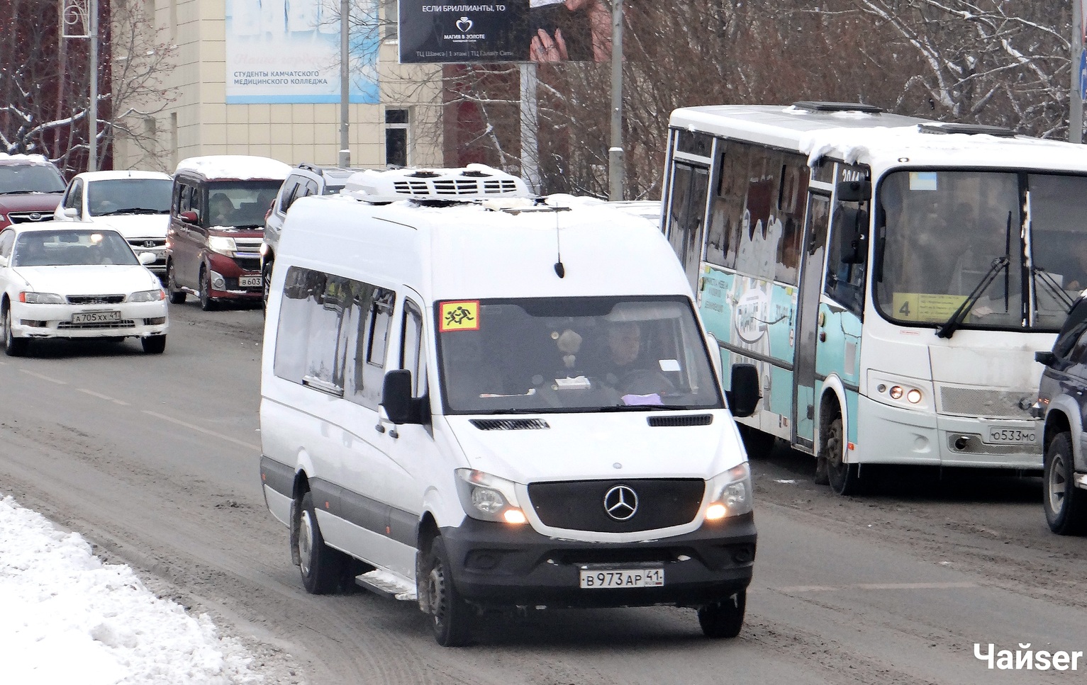 Камчатский край, Луидор-223602 (MB Sprinter) № В 973 АР 41