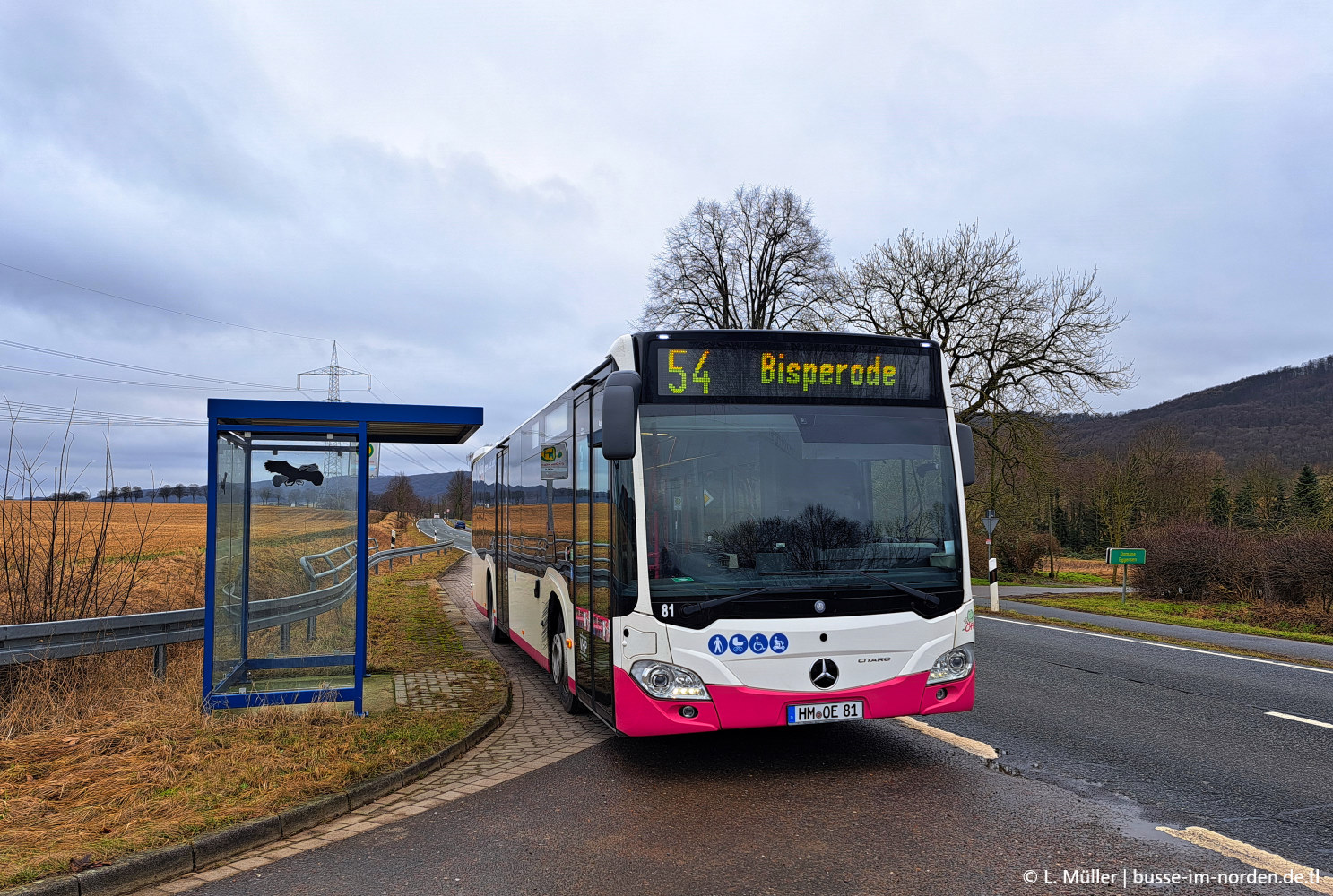 Нижняя Саксония, Mercedes-Benz Citaro C2 hybrid № 81