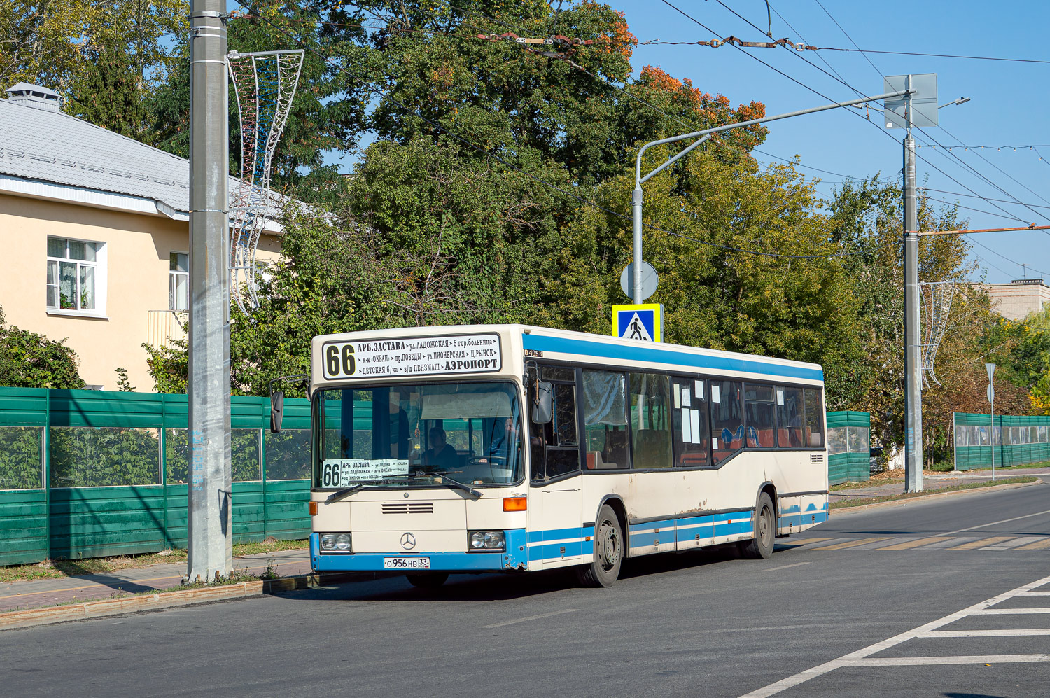 Пензенская область, Mercedes-Benz O405N2 № О 956 НВ 33