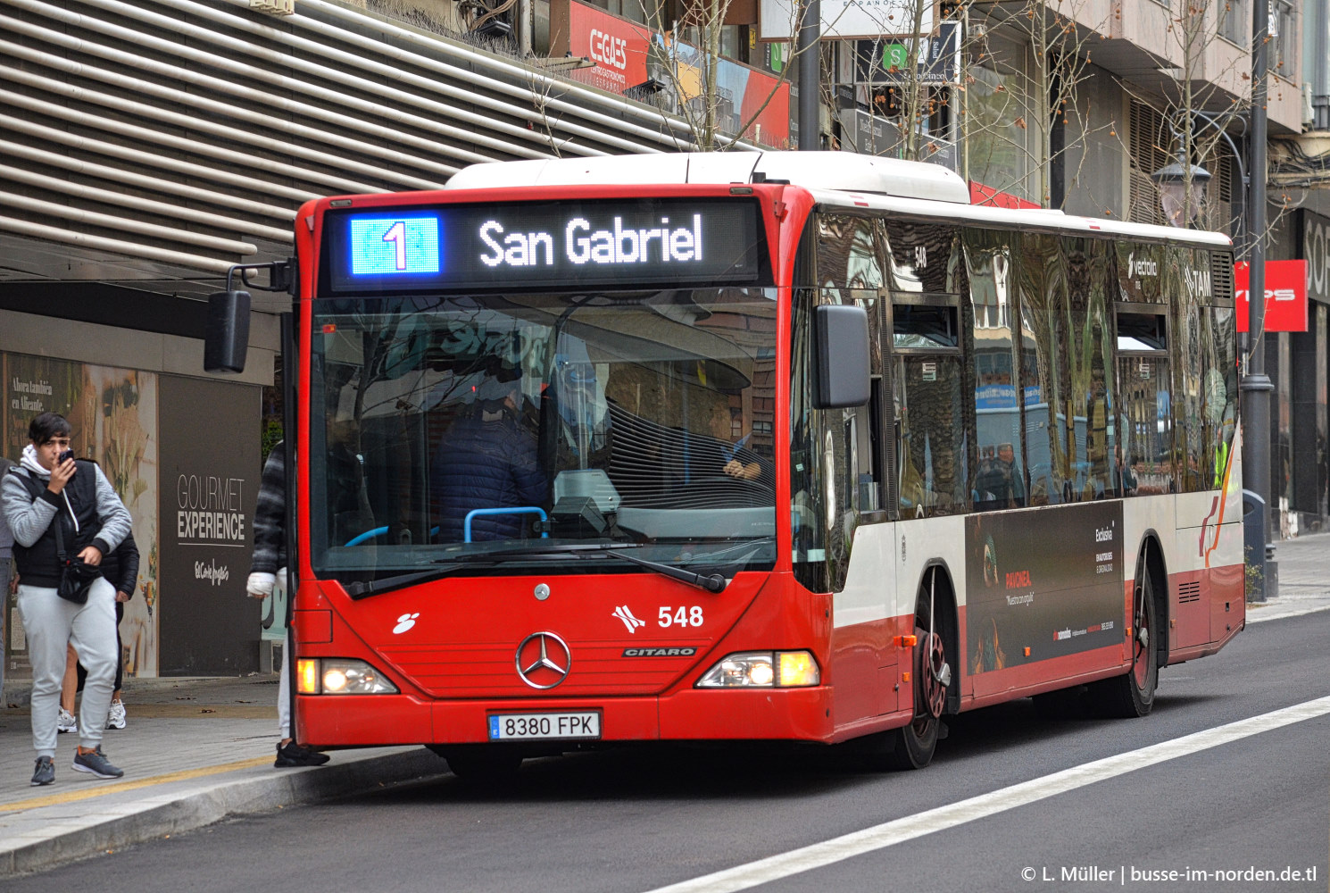 Испания, Mercedes-Benz O530 Citaro № 548