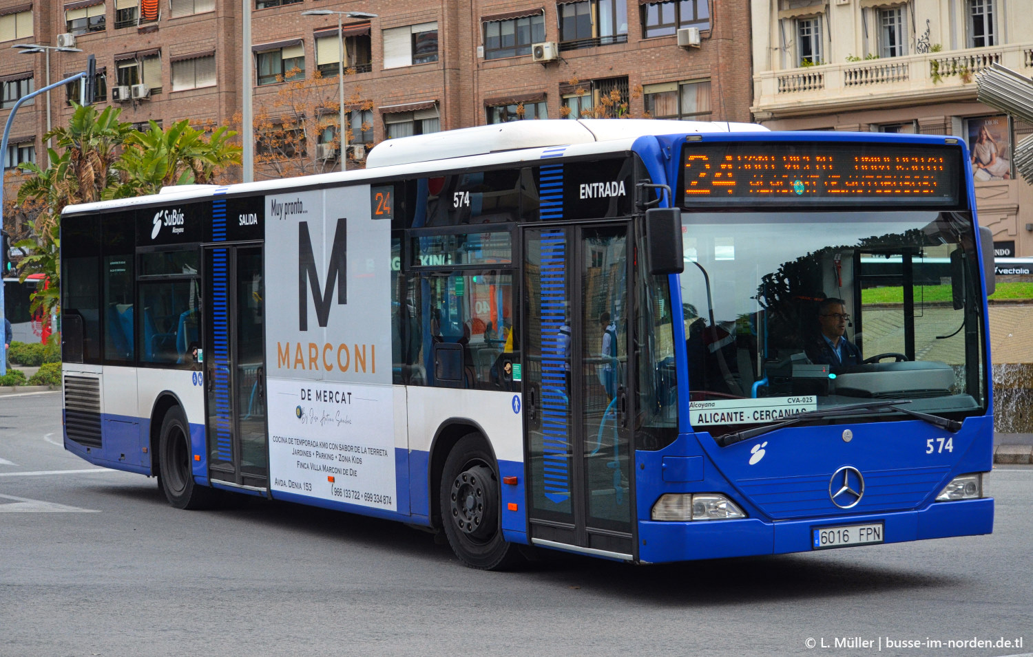 Испания, Mercedes-Benz O530 Citaro № 574