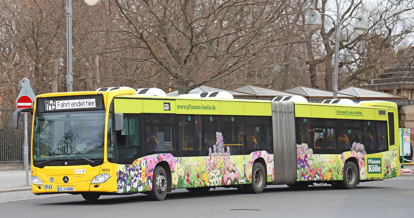 Берлин, Mercedes-Benz Citaro C2 G № 4988