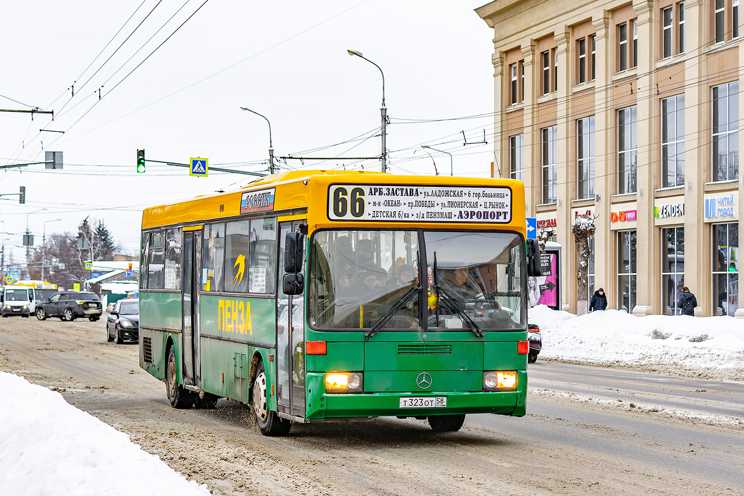 Пензенская область, Mercedes-Benz O405 № Т 323 ОТ 58