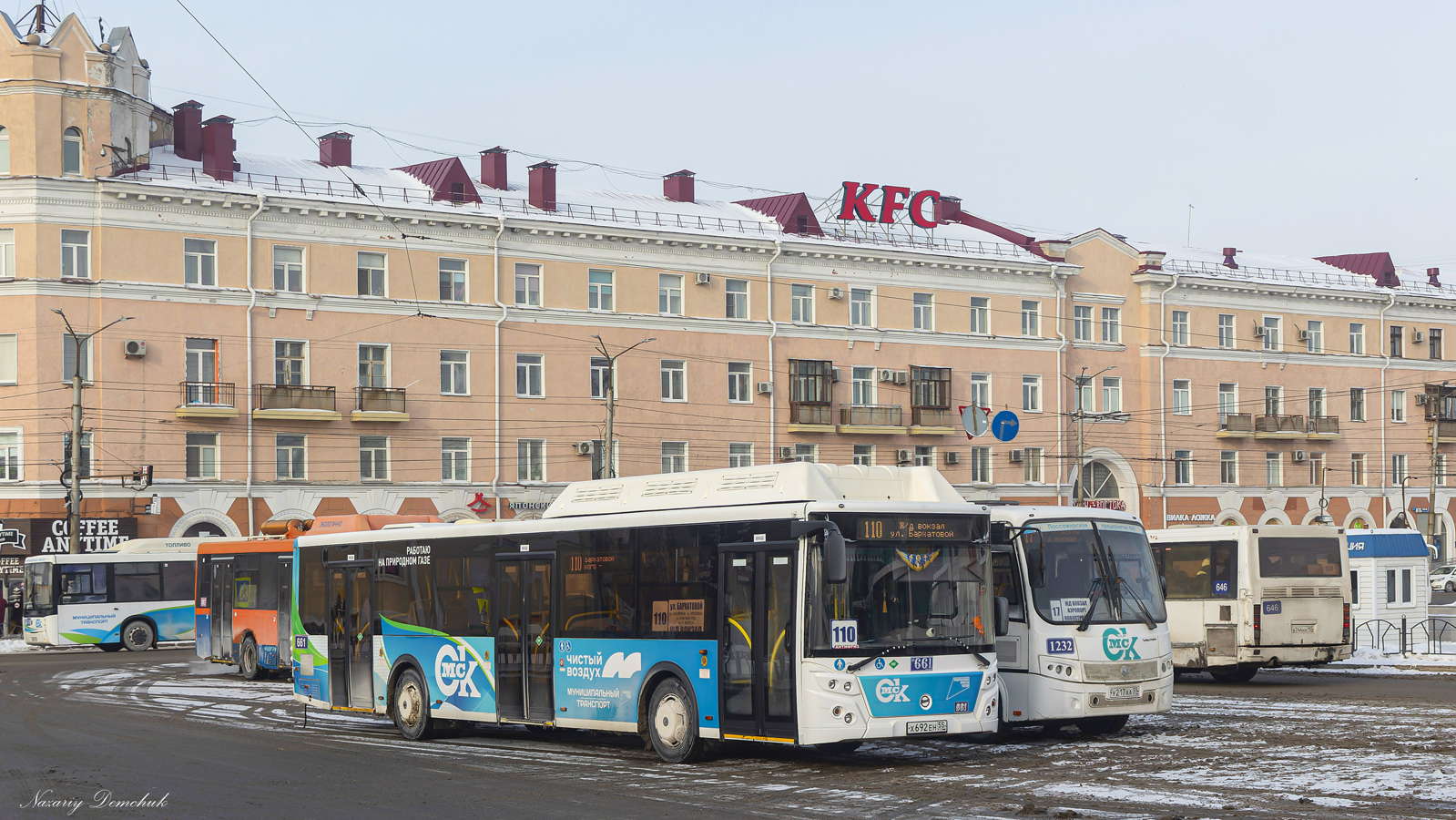 Omsk region, LiAZ-5292.67 (CNG) Nr. 661