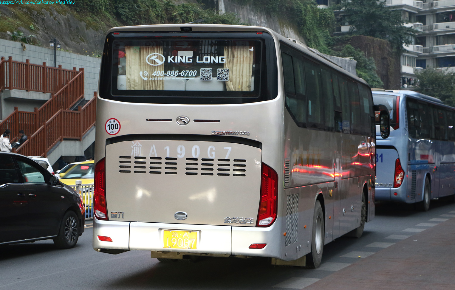 Китай, King Long XMQ6112AYD6C № 渝A 190G7