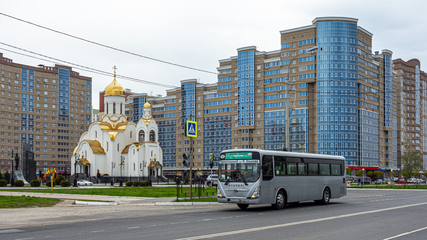 Курская область, Hyundai New Super AeroCity 1F/L № Н 334 УС 46