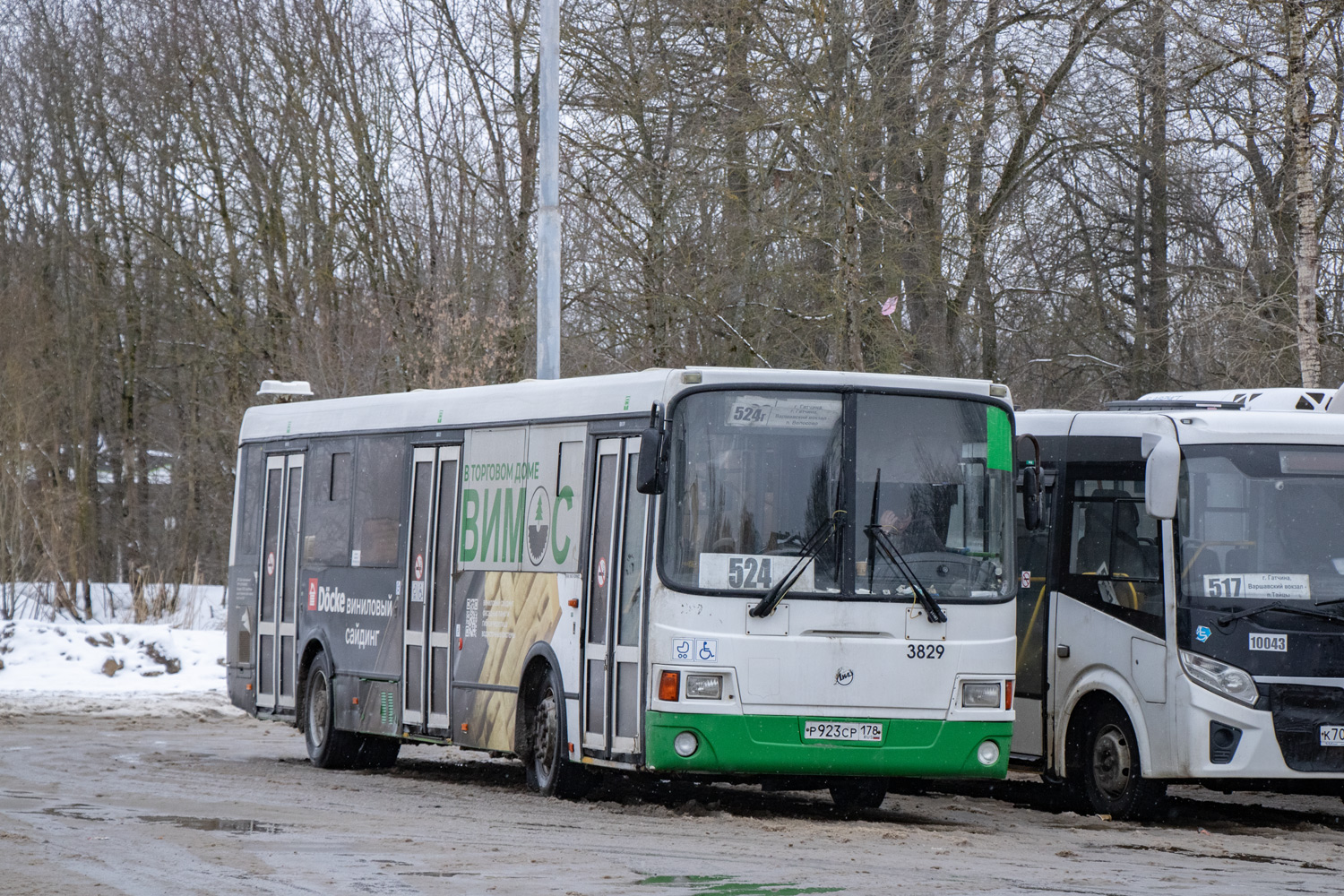 Leningrad region, LiAZ-5293.60 № 3829