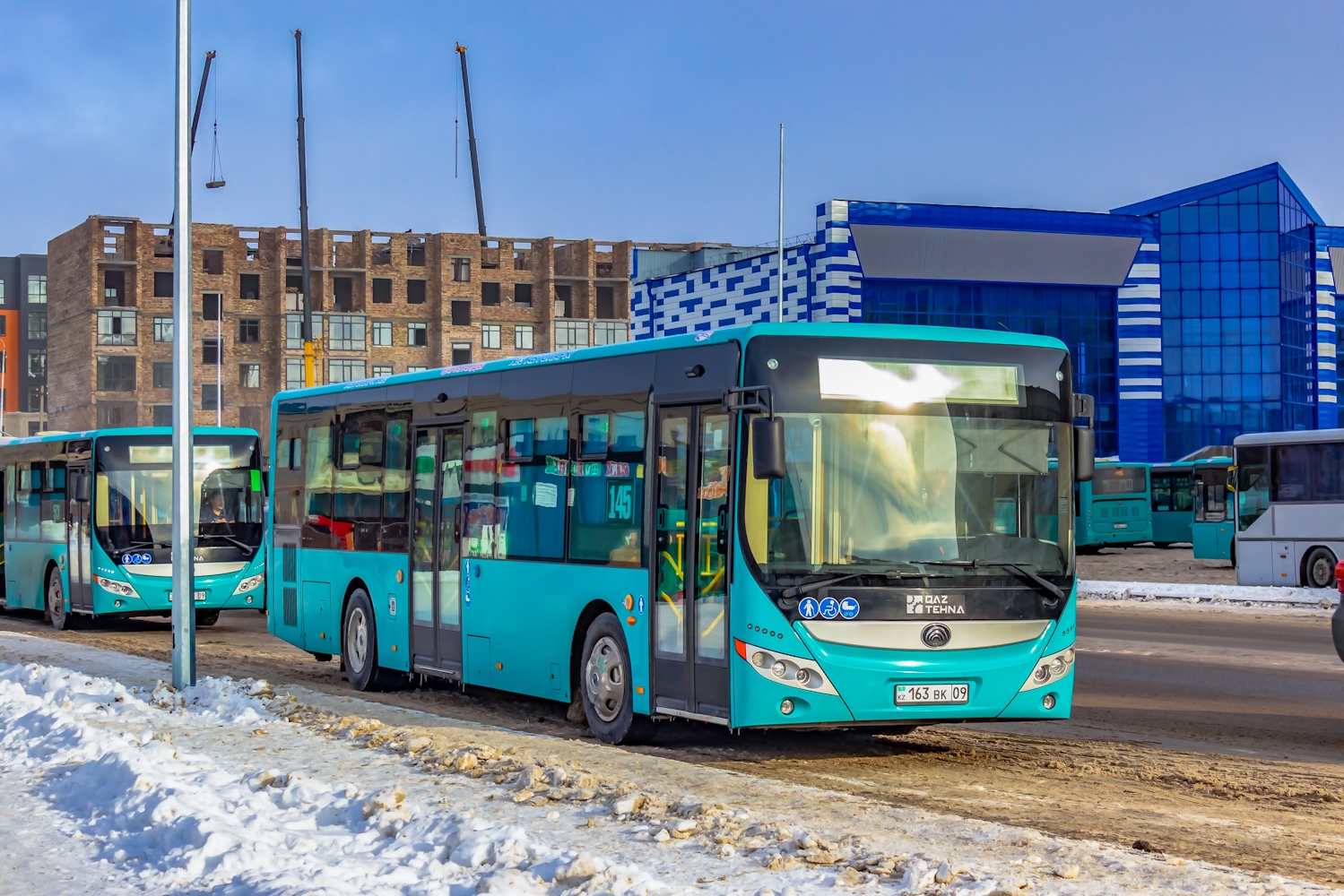 Карагандинская область, Yutong ZK6118HGA (QazTehna) № 163 BK 09