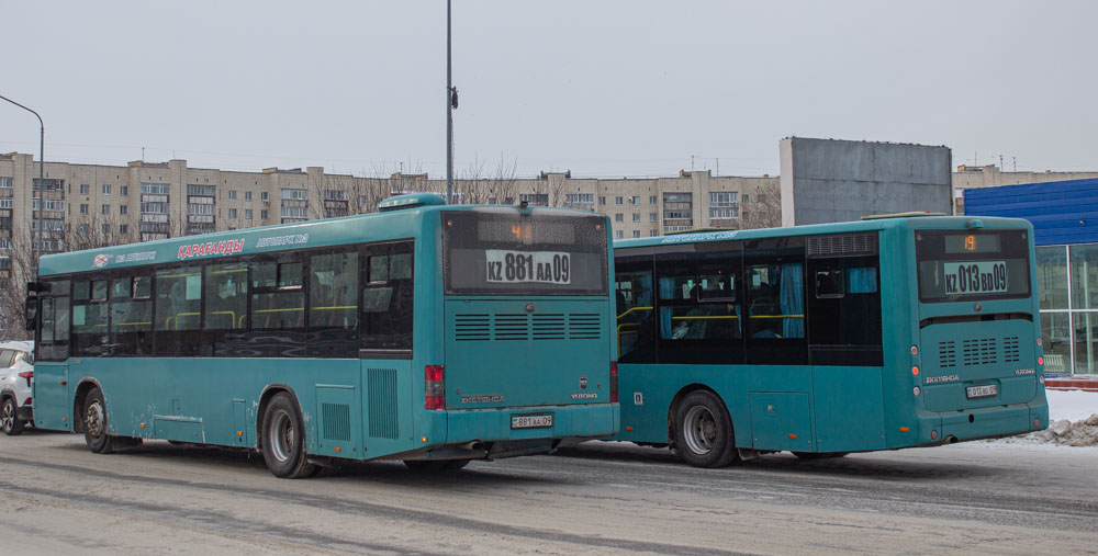 Карагандинская область, Yutong ZK6118HGA № 881 AA 09