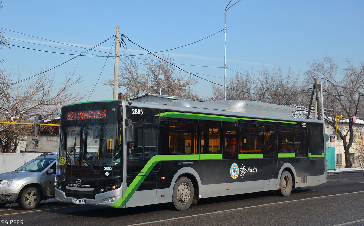 Алматы, Golden Dragon XML6125CN (Hyundai Trans Auto) № 2683