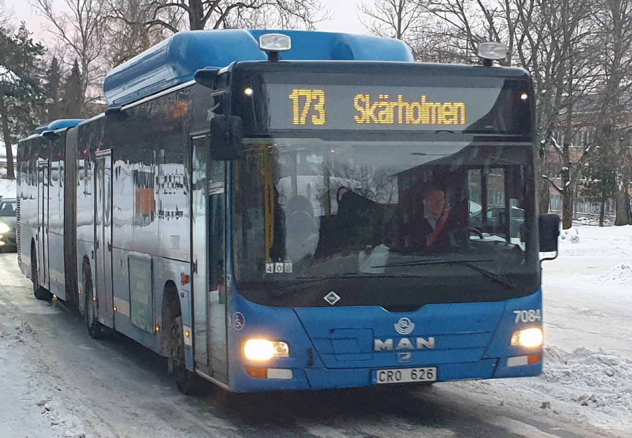 Швеция, MAN A23 Lion's City GL NG313 CNG № 7084