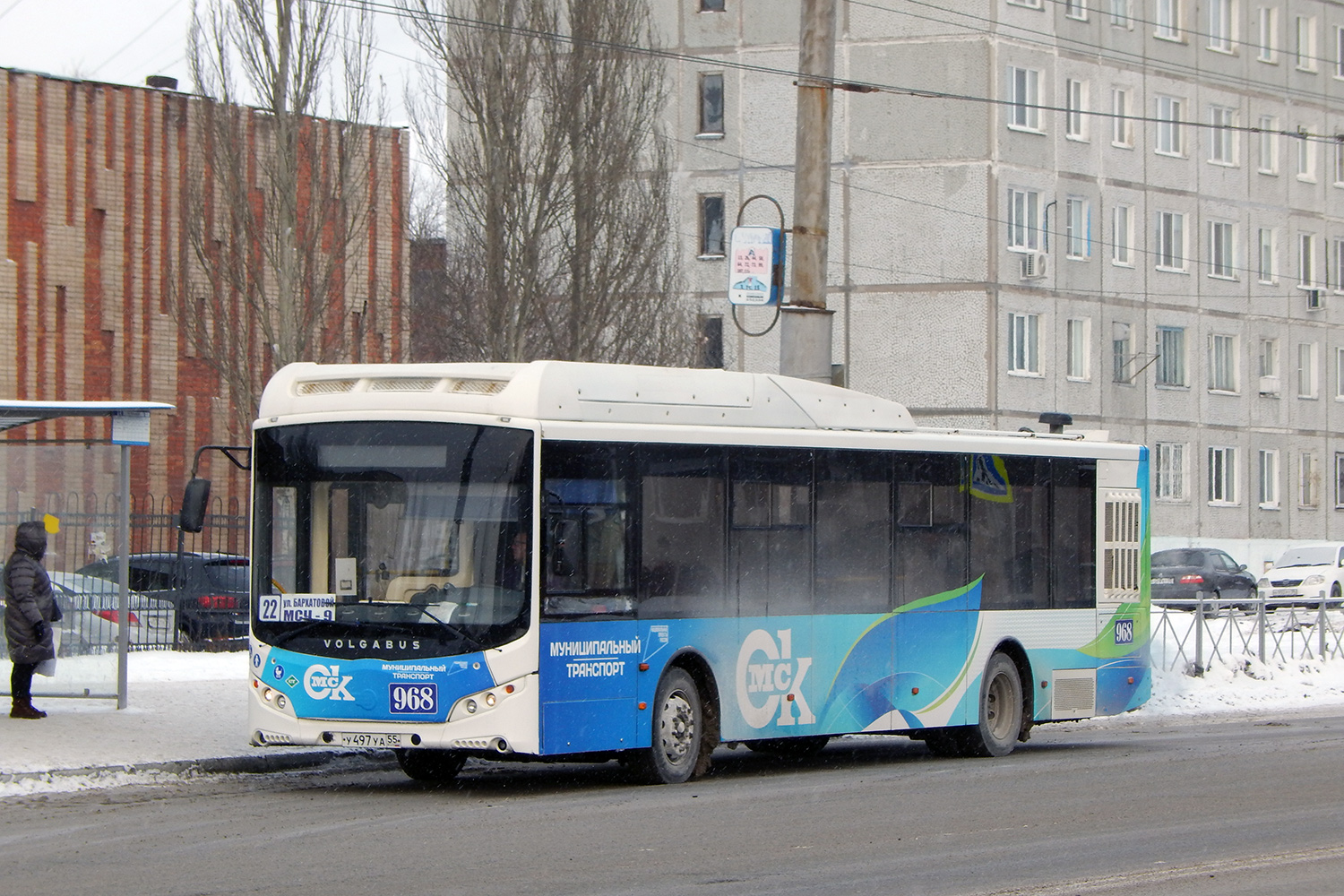 Омская область, Volgabus-5270.G2 (CNG) № 968